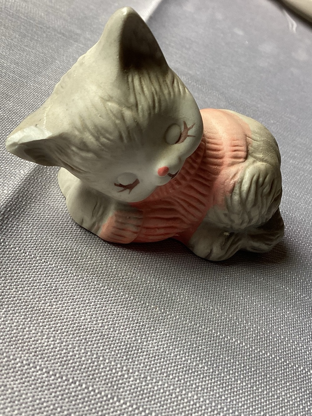 Vintage 1992 Enesco Calico Kittens "Warm Wishes" Figurine